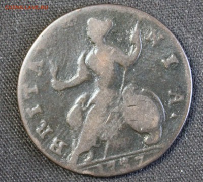 С РУБ. СТАРАЯ БРИТАНИЯ пол пенни 1737г. ГЕОРГ-II до 18.02 - IMG_9758