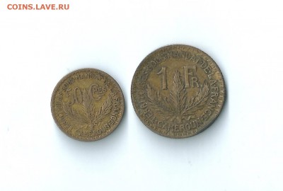 Камерун Французский 1 фр. и 50 с. 1925-26 до 13.02.18 22:00 - 01