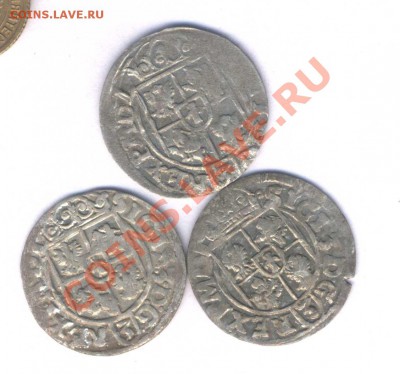 Средневековье,  3 редких полторака 1615,17,19г. 05.04. 21.30 - 53