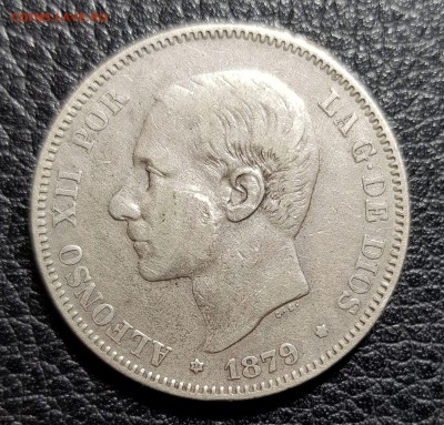 Испания 2 песет 1879 до 15.02.2018 в 22.00 - 20180213_003548
