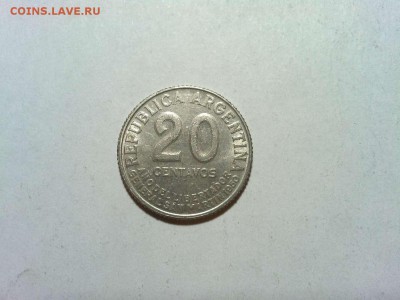20 сентаво Аргентины, 1950г., Сан Мартин, до 17.02.2018г. - IMG_20180127_232550_thumb