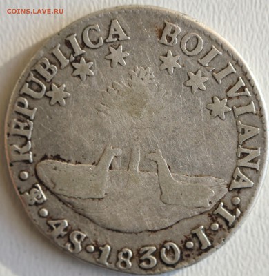 С РУБ. БОЛИВИАНА 4 соля 1830г. БОЛИВАР  до 19.02 в 22-00 - IMG_1053.JPG