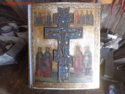 Икона распятие(врезное) с Предстоящими, оценка - DSC06234.JPG