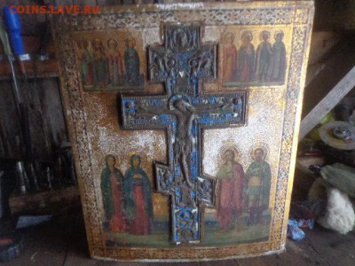 Икона распятие(врезное) с Предстоящими, оценка - DSC06246.JPG