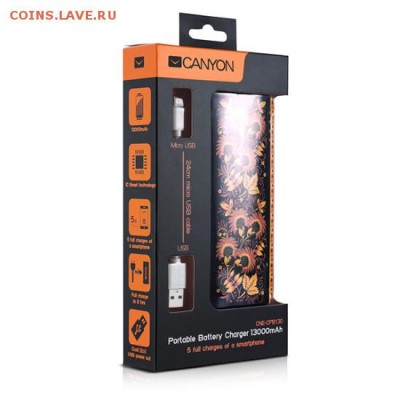 Новый, внешний аккумулятор Canyon 13000 mAh до 17.02.2018 - акум_02