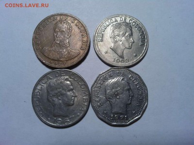 4 монеты Колумбии, 1963-1977гг., до 17.02.2018г. - IMG_20180213_210055_thumb