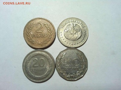 4 монеты Колумбии, 1963-1977гг., до 17.02.2018г. - IMG_20180213_210020_thumb
