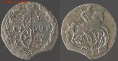 Денга 1766 ем,1789 ем, деньга 1813 им,1819 км, 1811 им до 16 - Панорама1789