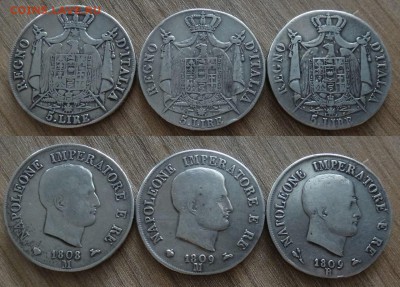 Итальянское королевство Наполеона Бонапарта 5 лир на оценку - wc2FF5H0FWU
