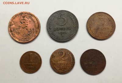 Медне монеты 1924г(1-5копеек) - IMG_20180214_155619