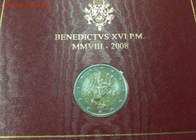 2 евро 2008 Ватикан -Год апостола Павла, в буклете - Ватикан-4