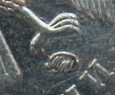 1 рубль 2010 ммд шт. А4 на подтверждение - ммдА4