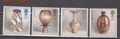 Великобритания 1987 вазы 4м полная серия - 508