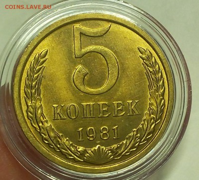 5 КОПЕЕК 1981г мешковой UNC до 15.02.18 - IMG_20180214_205959.JPG