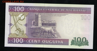 МАВРИТАНИЯ 100 УГИЙ 2011 UNC - 1 001
