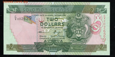 СОЛОМОНОВЫ О-ВА 2 ДОЛЛАРА 20006-2012 UNC - 5 001
