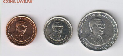 МАВРИКИЙ - 5 и 20 центов, 1 рупия до 21.02.2018г 21-00 - МАВРИКИЙ - 3 шт02
