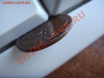 Польша 5 грошей 1928 с отслоением плакировки - LPIC9325.JPG