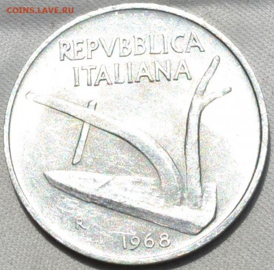 Италия 10 лир 1968 год 18. 02. 2018 .в 22 - 00 . - DSC_0254
