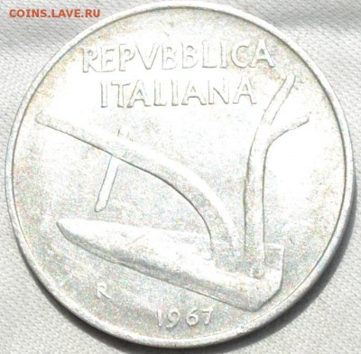 Италия 10 лир 1967 ; 1951 год .18. 02. 2018. в 22 - 00. - DSC_0251