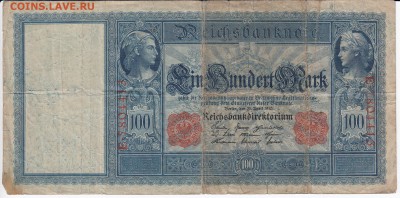 ГЕРМАНИЯ - 100 марок 1910 г. до 21.02 в 22.00 - IMG_20180215_0016