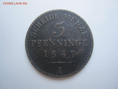 Германия, 3 пфеннинга 1847 со 100 руб. до 18.02.18 20.00МСК - IMG_2733.JPG