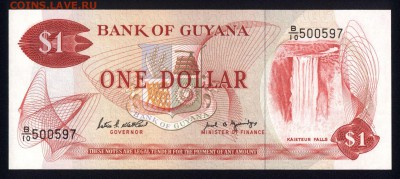 Гайана 1 доллар 1989 unc  22.02.18 22:00 мск - 2