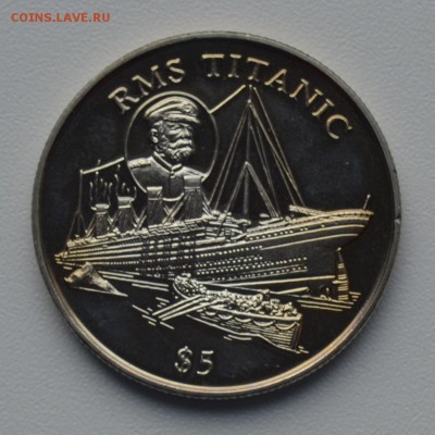 Либерия 5$ 1998. Титаник (RMS TITANIC) d37 мм до 20.02 22-00 - DSC_0551.JPG