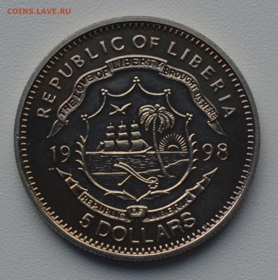 Либерия 5$ 1998. Титаник (RMS TITANIC) d37 мм до 20.02 22-00 - DSC_0552.JPG