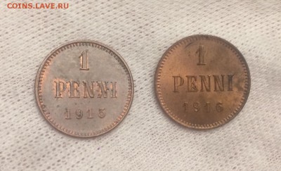 1 пенни 1915 г. и 1916 ггДо 22.02.2018 22.00 по МСК - з1