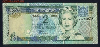 Фиджи 2 доллара 2002 unc  23.02.18 22:00 мск - 2