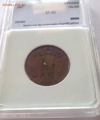 5 пенни 1897г. Русская Финляндия , до 23.02.18г. - 5-1897-3