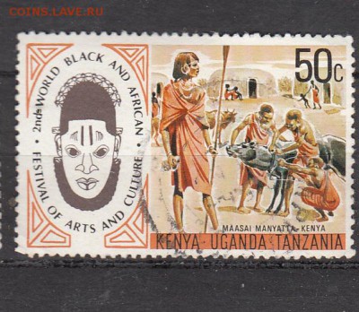 Кения Уганда Танзания 1976 1м 50с - 742