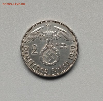ГЕРМАНИЯ(РЕЙХ),2 рейхсмарки 1939J(Гинденбург)!до 21.02.2018 - IMG_20180210_105413
