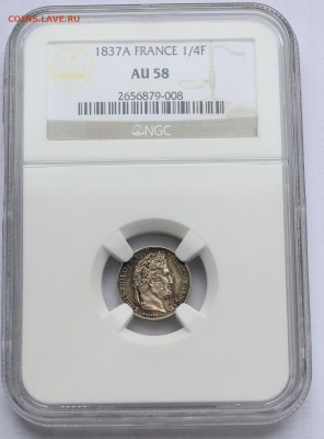 4 Franc 1837 NGC AU58 до 24.02 в 22-00 Мск - 1.JPG