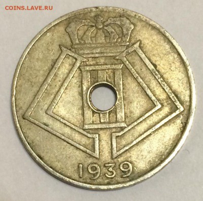 10 сантимов 1939 года - Бельгия - BELGIE-BELGIQUE 20.02.2018 - 1939