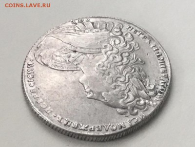 1 рубль 1727 года СПБ - 0D4511E0-27D4-47B1-BD0E-965C4EC09190