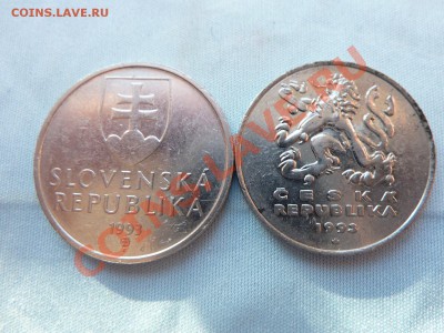 Чехия и Словакия по 5 крон 1993г. до 10.04.11 в 22-00 - MEMO0014.JPG