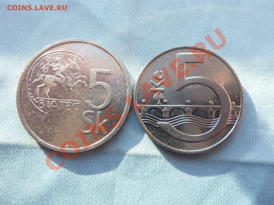 Чехия и Словакия по 5 крон 1993г. до 10.04.11 в 22-00 - MEMO0013.JPG