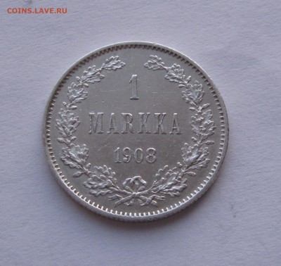 1 МАРКА 1908 г. L  Для Финляндии. Редкая. До 22.02.2018 - 1марка1908.JPG