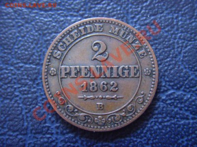 Германия Саксония 2 пфенинга  1862 В  до 07.04 в 21.00 М - LPIC9353.JPG