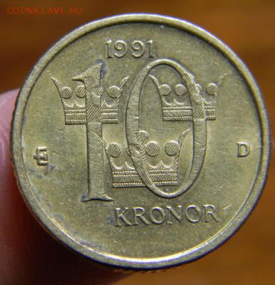 10 крон швеция 1991 - DSCN4126.JPG