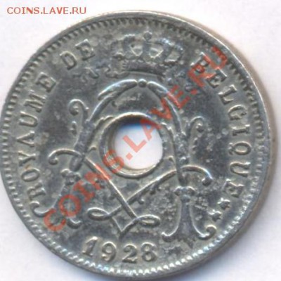 Бельгия 5 сантимов 1928 г.До 7.04.11 г. 20-00 МСК. - 5 сантимов 28