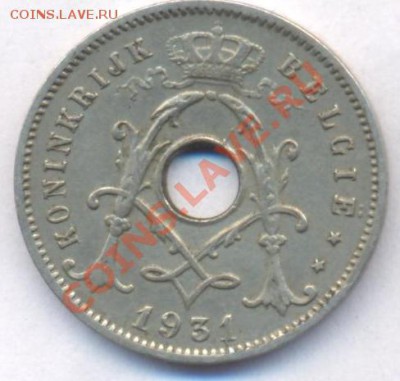 Бельгия 5 сантимов 1931 г. До 7.04.11 г. 20-00 МСК. - 5 сантимов 31