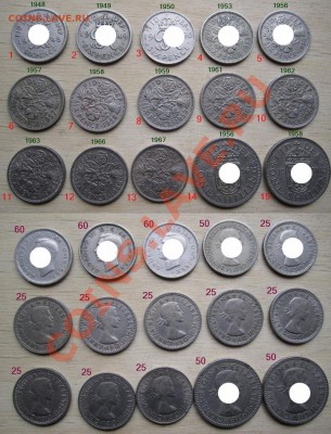 Небольшая погодовка недорогих монет Англии 19-20вв - 07s SIXPENCE & ONE SHILLING