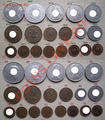 Небольшая погодовка недорогих монет Англии 19-20вв - 09s HALF CROWN и др.
