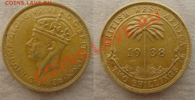- Великобритания 2 шилл. 1938 З. Африка - до 8.04.11 в 22.0 - 2 шил 1938