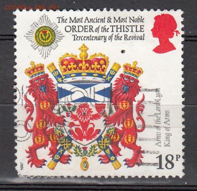 Великобритания 1987 герб 1м - 779