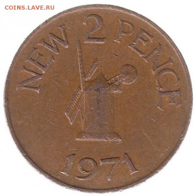 Гернси 2 пенса 1971 до 23.02 в 22.00 - е4