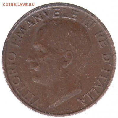 Италия 10 чентезими 1923 до 23.02 в 22.00 - о4